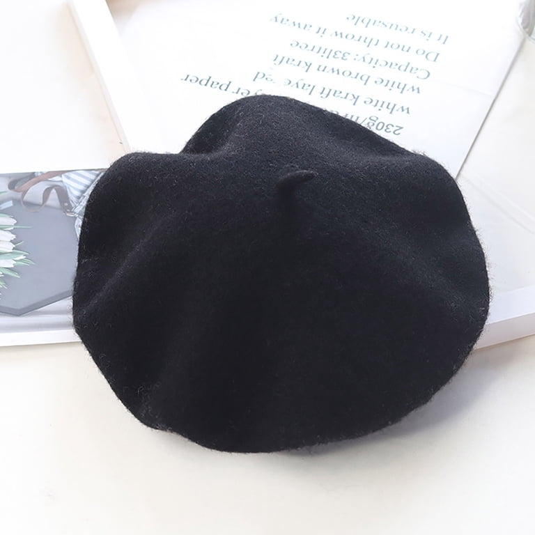 Gsakboxl Bucket Hat Women Autumn Winter Fashion Soft Wool 