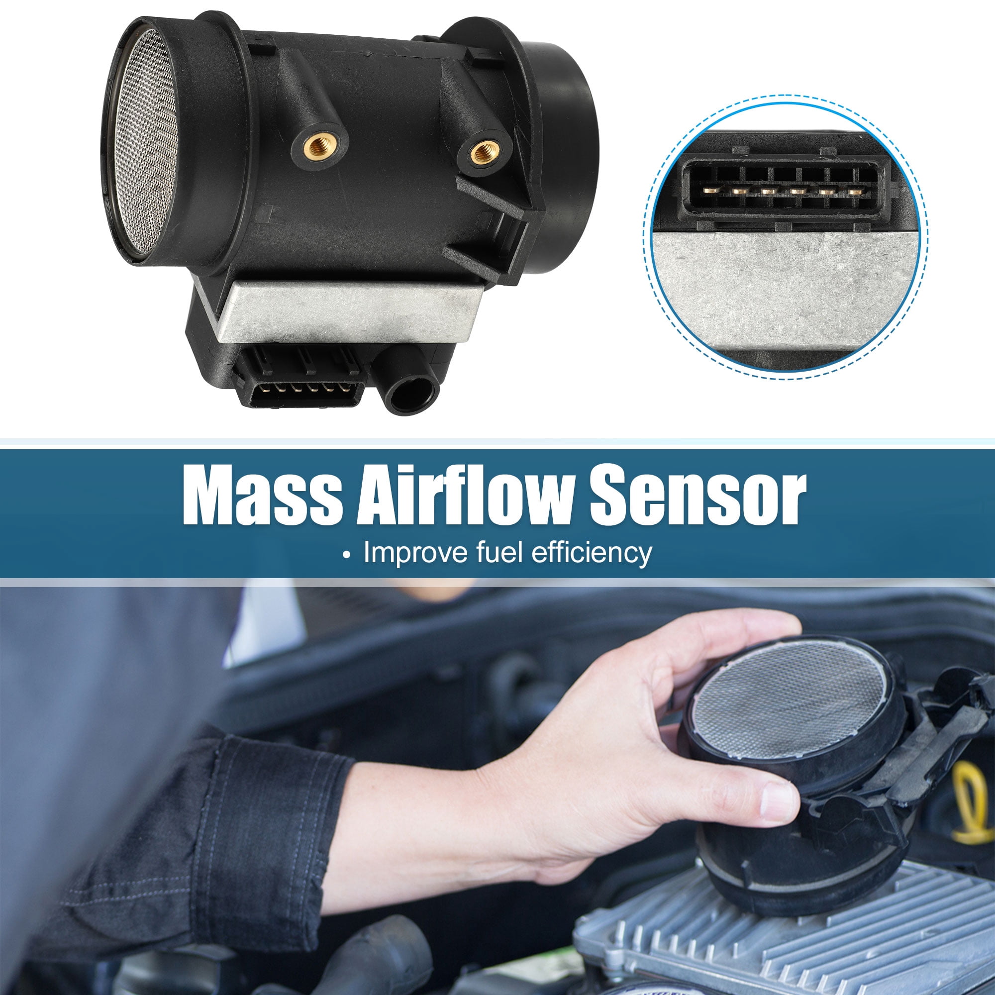 1 Pcs Car Mass Air Flow Meter MAF Sensor for Volvo 240 1988-1993 for Volvo 240 2.3l 1985-1987