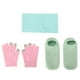 thumbnail image 5 of Guantes hidratantes para Spa con pantalla táctil, conjunto de calcetines, tratamiento de reparación reutilizable, mascarilla exfoliante para envoltura de cuello en SPA, 5 of 14