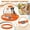 Orange, variant on Adjustable Pet Collar for Dogs and Cats, Comfortable Soft Collar, Lightweight Safety Collar for Small Medium Pets for Daily Walking