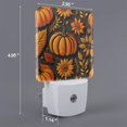 thumbnail image 2 of Salouo Autumn Pumpkin Leaves for Night Lights Plug into Wall 1 Pack, 0.5W Plug in Night Light with Dusk-to-Dawn Light Sensor LED Nightlight for Bathroom, Adult, Hallway-, 2 of 7