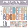 thumbnail image 2 of 600Pcs 36 Sheets Large Letter Stickers Self Adhesive Alphabet Letter Easy to Stick Alphabet Letter Stickers Letters Stickers Not Easy to Fade for Bulletin Board Classroom Window, 2 of 10