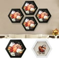 thumbnail image 2 of Coofit Collage Frame Fashion Hexagon Wood Photo Frame Hanging Photo Frame for Home, 2 of 10