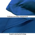 thumbnail image 3 of NTBAY 2 Pack Silk Satin Euro Pillow Shams, Super Soft and Cozy European Throw Pillow Covers, 26" x 26", Royal Blue, 3 of 5
