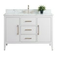 thumbnail image 5 of Vanity Art 48" Single Sink Bathroom Vanity Cabinet with Ceramic Countertop, 5 of 9