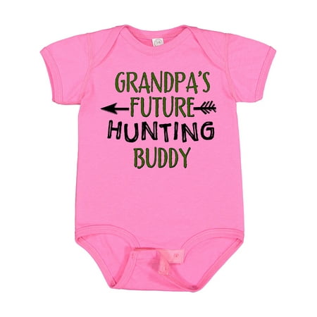 

Inktastic Grandpas Future Hunting Buddy Gift Baby Boy or Baby Girl Bodysuit