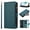 Dark green, variant on Phone Case for Realme P4 Power 5G, Shockproof PU Leather Wallet Case with 9 Card Slots Anti-Scratch Stand Magnetic Flip Zipper Pocket Cover for Realme P4 Power 5G, Blue