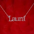 thumbnail image 2 of Personalized Gift For Mom - Personalized Sparkle Name Necklace - Happy Mother's Day, Name Necklace for Woman, Jewelry Gift White Cardboard Box with Ribbon Bow, 2 of 5