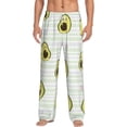 thumbnail image 2 of Lsque Avocado of a Hear Print Men's Pajama Pants, Lounge Pant - Comfortable Home Wear,Elastic Waistband, Stylish Design-Medium, 2 of 9