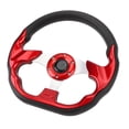 thumbnail image 1 of Car Steering Wheel 13in PU Impact Proof Racing Stylish Look Enhanced Grip Easy Installation for Vehicle, 1 of 7