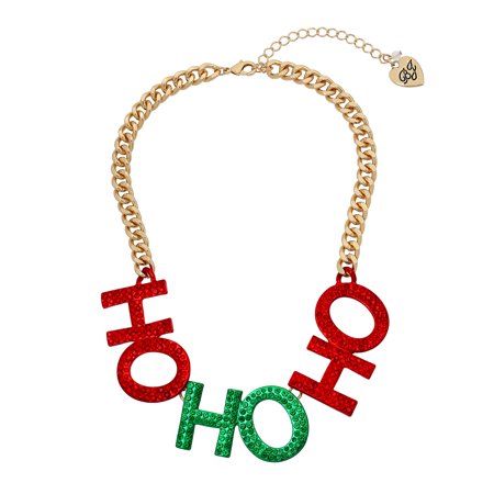 Betsey Johnson HO HO HO Necklace