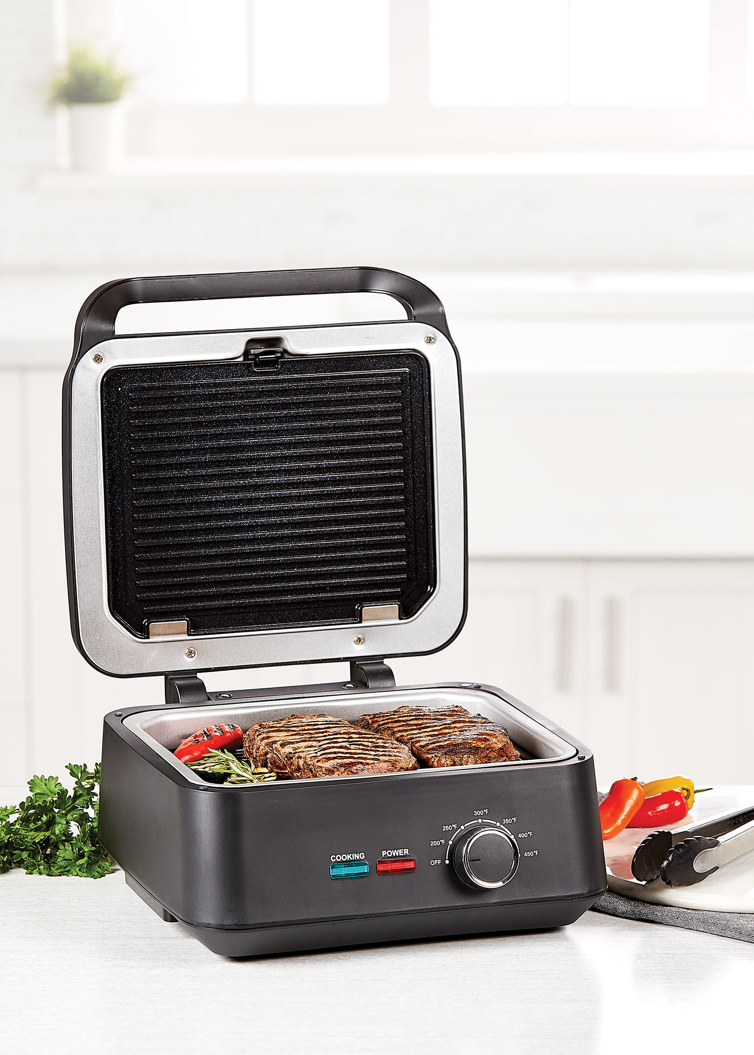 Contact Grill Taurus Gril&Co Plus 1800W Black : : Home