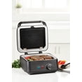 PowerXL Grill & Press Plus, Contact Grill, Black, 1300 Watts