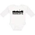 thumbnail image 3 of Inktastic Washington Dc Skyline Cities Boys or Girls Long Sleeve Baby Bodysuit, 3 of 5