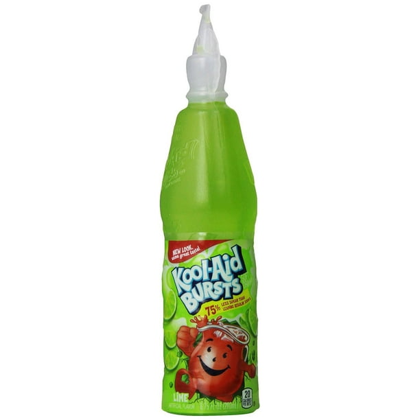 12 PACKS : Kool-Aid Bursts, Lime, 6.75-Ounce Bottles - Walmart.com