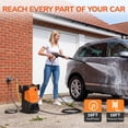 thumbnail image 2 of Keenstone 1500W Electric Pressure Washer 4000PSI Max 2.6 GPM with Adjustable Nozzle 0-120°,Power Cleaning Machine with Foam Cannon, Portable to Clean Patios, Cars, Fences, Driveways, 2 of 9