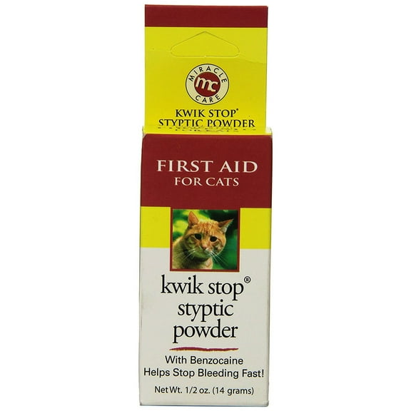 Miracle Care Kwik Stop Styptic Powder for Cats (0.5 oz)