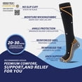 thumbnail image 3 of fenglaoda 8 Pairs Compression Socks for Men & Women 20-30 mmHg Knee High Nurse Pregnant Running Medical and Travel Athletic, 3 of 6