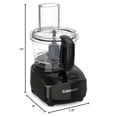 thumbnail image 5 of Cuisinart Procesador de alimentos de diseño moderno y elegante de 7 tazas con dos controles sencillos y cuchilla universal para picar, mezclar y masa (negro), 5 of 5