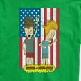 thumbnail image 3 of Beavis & Butthead - Americana - Men's Short Sleeve Graphic T-Shirt, 3 of 5
