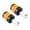 Black, variant on WYBXZ WYBXZ Rechargeable LED Handlebar Light (Orange), E-Scooter Turn Signal Indicator, Waterproof Safety Light for Bike, 7/8" Plug