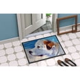 thumbnail image 2 of Great Pyrenees at the Beach Door Mat, 2 of 4