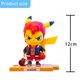 thumbnail image 1 of Pikachu Anime Action Figure Toy Pokemon Cosplay Naruto One Piece Roronoa Zoro Dragon Ball Vegeta Figurine Kawaii Decoration Gift Gao Jinjia LED, 1 of 2