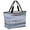 Blue, Pewter, White, variant on Teal Ombre Beach Bag for Women, Large Breathable Mesh Beach Tote Bag, Vintage Shabby Turquoise Abstract Art Sandproof Lightweight Travel Bags for Vacation Picnic Swimming Pool 15.7"x15.7"x9.1"
