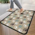 thumbnail image 4 of Paw Prints Door Rugs,Washable Non Slip Door Mats Indoor,Decorative Door Mats,Entry Mat Indoor for Entrance,Bedroom,Kitchen,Bathroom,30"x17", 4 of 6