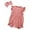 Hot Pink, variant on Utlike Baby Girls Bodysuits Sleeveless Summer Clothing Regular Fit Playsuits Daily Wear Size 0 Months-3 Months