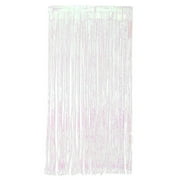 Weddingstar Metallic Foil Fringe Curtain Photo Backdrop - Iridescent