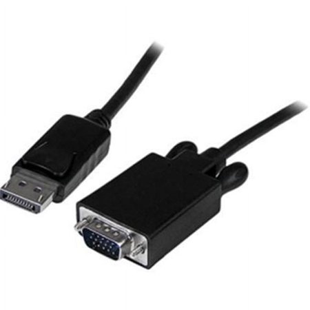 UPC: 0065030852456 | 3ft (1m) DisplayPort to VGA Cable – Active DisplayPort to VGA Adapter Cable – 10