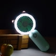 thumbnail image 4 of VONKY Compact Portable Fan With LED Night Light And Strong Wind For Travel And Shopping LED Night Light Ginger, 4 of 6