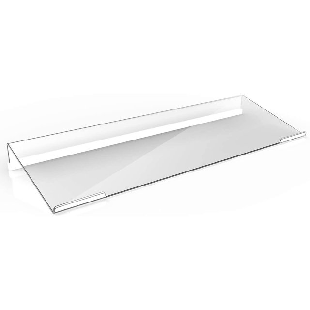 Soporte de teclado para ordenador con inclinación de acrílico transparente, ergonomía, con cubierta antideslizante de silicona Afortunado Sencillez
