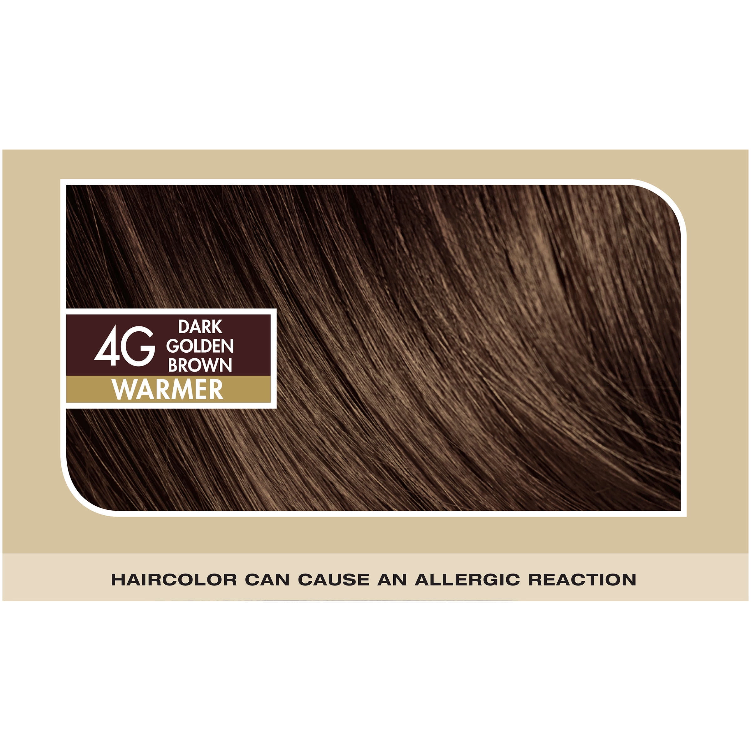 L'Oreal Paris Superior Preference Fade-Defying Shine Permanent Hair Color, 4G Dark Golden Brown, 1 Kit