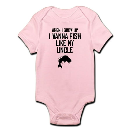 

CafePress - Fish Like My Uncle Body Suit - Baby Light Bodysuit