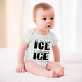 thumbnail image 3 of Crazy Bros Tees Ice Ice Baby Bodysuit - Funny Infant Outfit Boy Girl Clothing Adorable Romper Unisex Clothi White-style-1 9months, 3 of 7