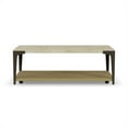 thumbnail image 2 of Homestyles Grayson Brown Wood Rectangular Coffee Table with Casters, 2 of 8