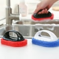 thumbnail image 3 of CNKOO Sponge Brush Eco-friendly Anti-scratch Plastic Kitchen Cleaning Sponge Brush for Home, 3 of 10