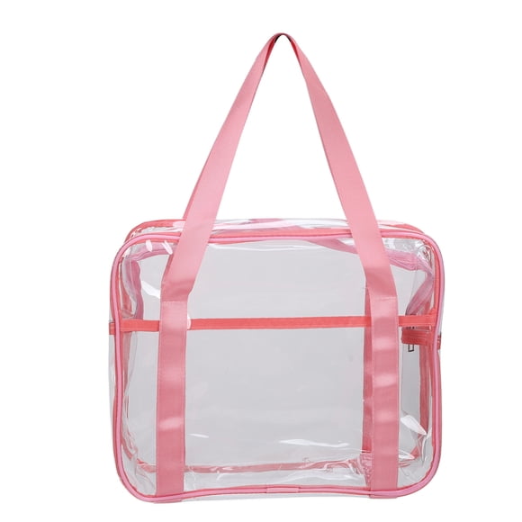 Bolso cosmético, funcionamiento claro grande del bolso cosmético del claro del bolso del artículo de tocador del bolso claro del maquillaje impulsado