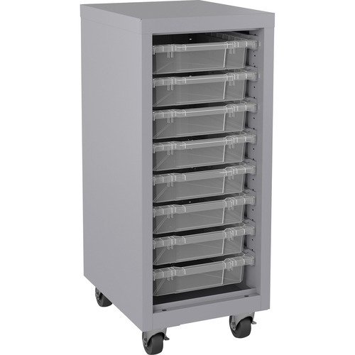 Lorell Pullout Bins Mobile Storage Tower 18" x 15" x 38" x 36