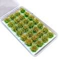 thumbnail image 2 of Naiovety 28 pack/lote, mechones de flores de pastos estáticos con detalle fácil de realizar para hacer modelos, amplia aplicación Artesanía Crisantemo naranja, 2 of 6