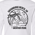 thumbnail image 4 of Inktastic Summer Vacation Mode Sandbridge Beach Virginia Long Sleeve Youth T-Shirt, 4 of 5