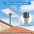 thumbnail image 4 of Universal Adjustable Stabilizer Base Rack for 1.5-2Inch Antennas Nonslip High Friction Silicone Pad For Secure Placement, 4 of 4