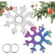 thumbnail image 1 of 2 piezas 18 en 1 copo de nieve multiherramienta copo de nieve destornillador portátil de acero inoxidable todopoderoso herramienta copo de nieve multiherramienta JAMW Sencillez, 1 of 5