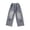Blue, variant on CPNG Boys Baggy Jeans, Wide Leg Star Applique Jeans Elastic Waist Denim Pants with Pockets Loose Fit Trousers Vintage Casual Y2K Streetwear
