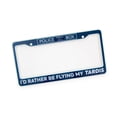 thumbnail image 1 of Funda para marco de matrícula Doctor Who I'd Rather Be Flying, 1 of 8