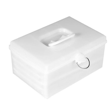 WEUVEB Mahjong Containers White 1Pack 11x6.7x5.1in