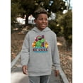 thumbnail image 2 of Cool Surfer Dinosaur Hoodie Juniors -Image by Shutterstock,  Medium, 2 of 4