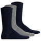 thumbnail image 1 of Hudson calcetines unisex, paquete de 3 - Easy, cintura confort, calcetines básicos, unicolor Azul oscuro/Gris 39-42, 1 of 5